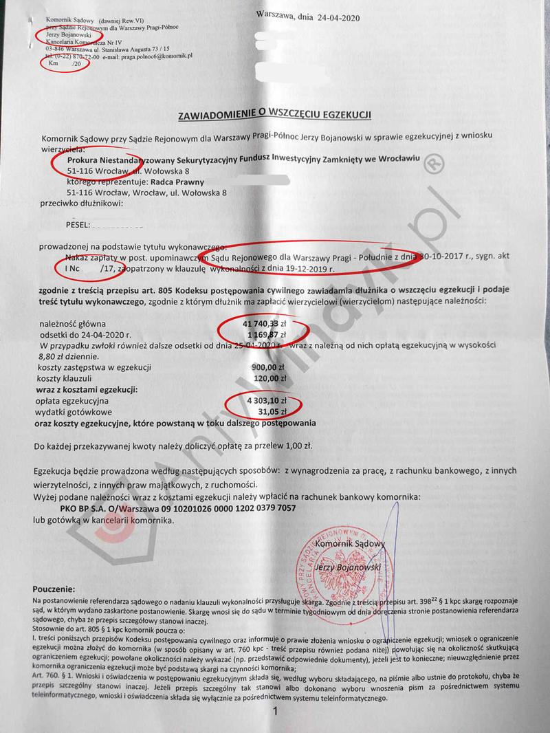 Rola komornika w egzekucji