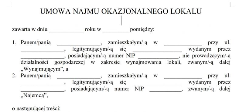 Najem Okazjonalny: Dlaczego Warto Zainwestować w Podpis Notariusza?