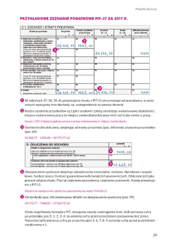 Obliczanie dochodu brutto