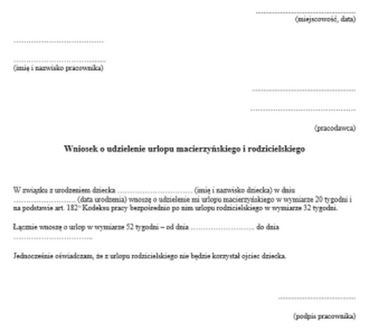 Wniosek o obniżenie etatu