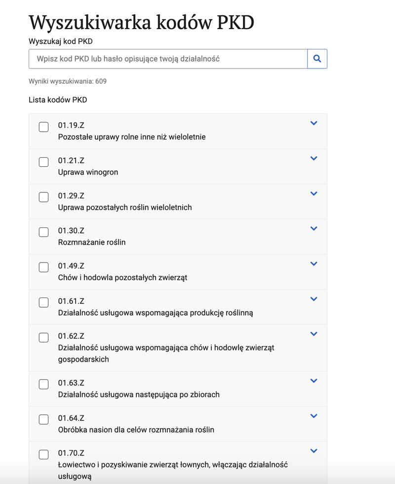 Rejestracja działalności gospodarczej